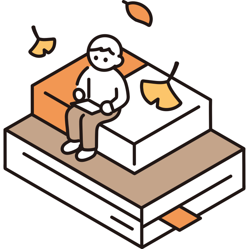 autumn of reading books and people svgrepo com