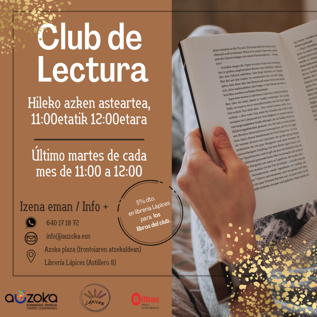Post de Instagram Club de Lectura fotos marron 2